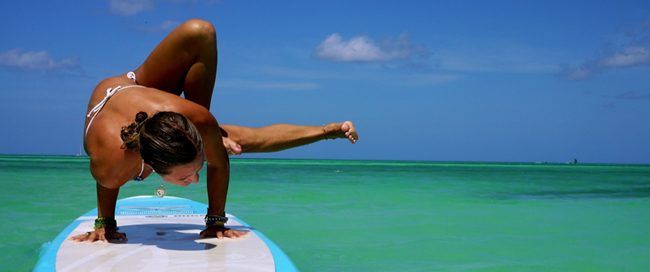 Yoga sur l'eau